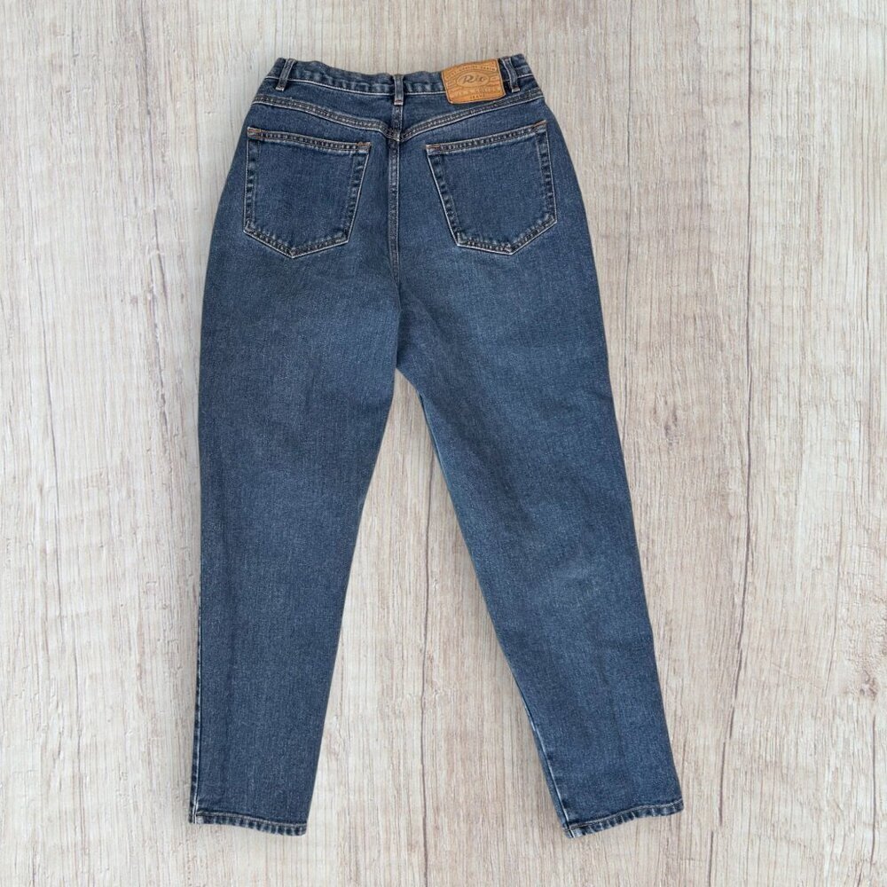 RIO Vintage 90s High-Waist Rise 100% Cotton Denim Jeans Size 11 Waist 29